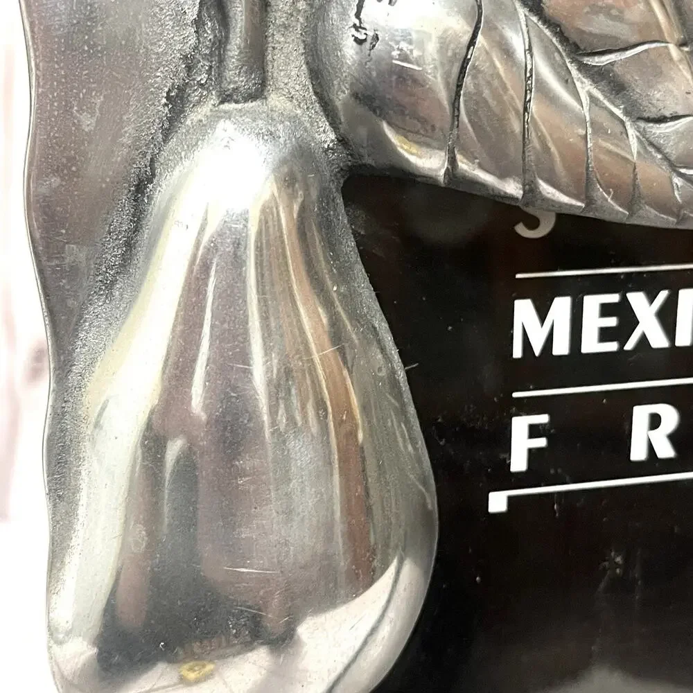 Mexican Pewter Picture Pear Frame Solid 11.5x10 Frame for 8x6 Photo